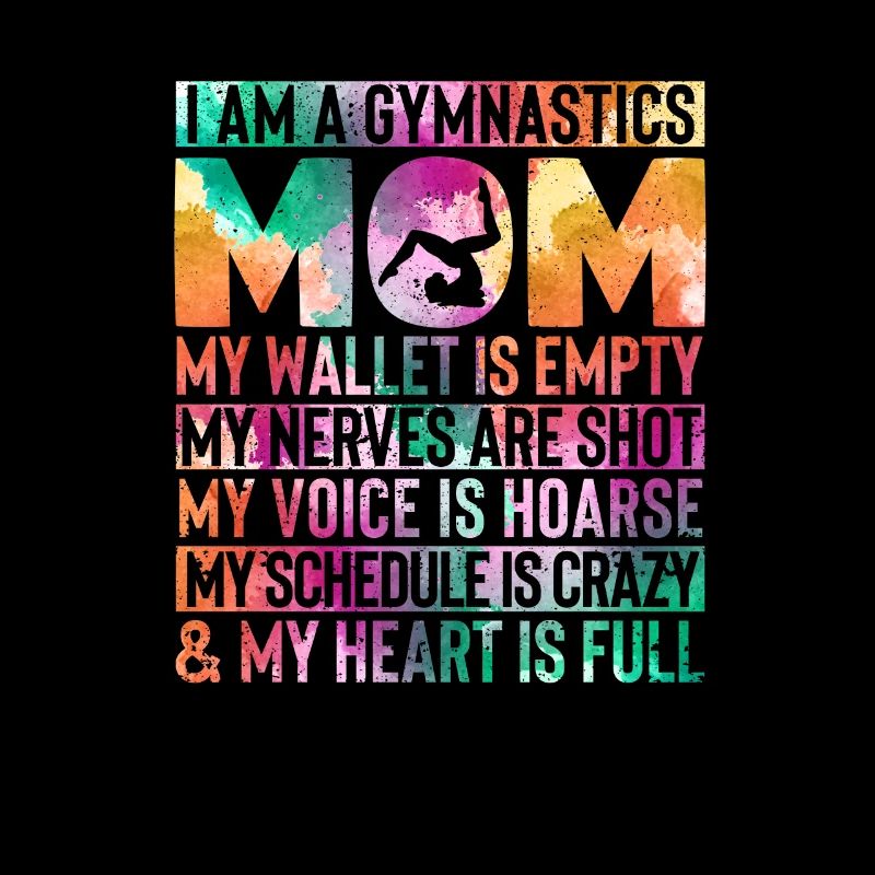Sportlicher Mutterstolz Ich bin eine Gymnastik Mum