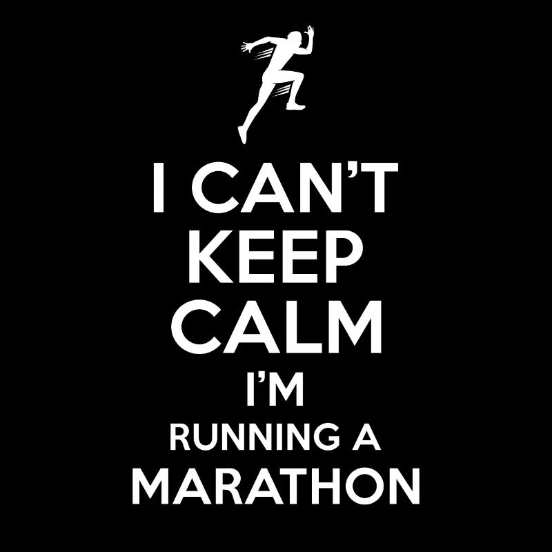 Marathon Spruch Keep Calm