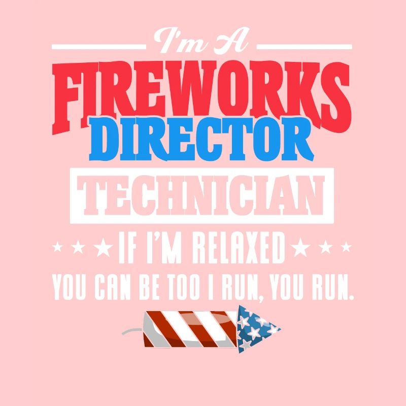 Drôle de feu d’artifice pyrotechnicien disant