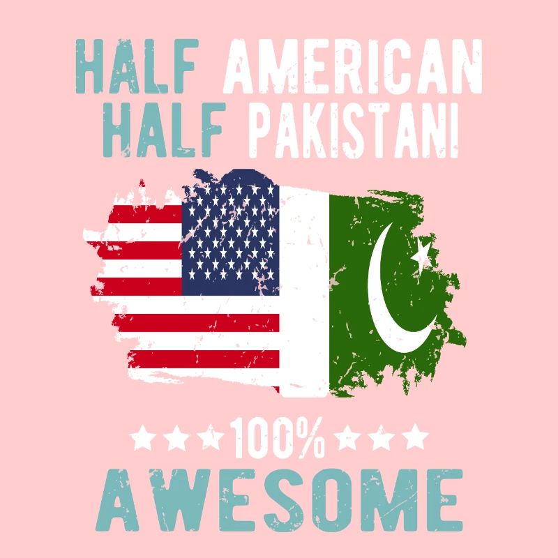 Half American Half Pakistani