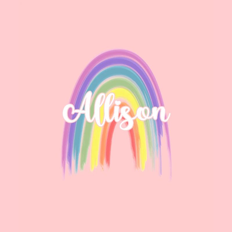 ALLISON Rainbow Cursive