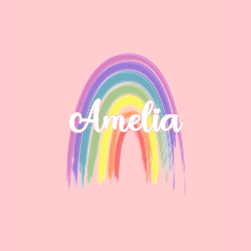 AMELIA Rainbow Cursive