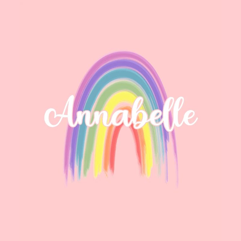 ANNABELLE Arc-en-ciel Cursive