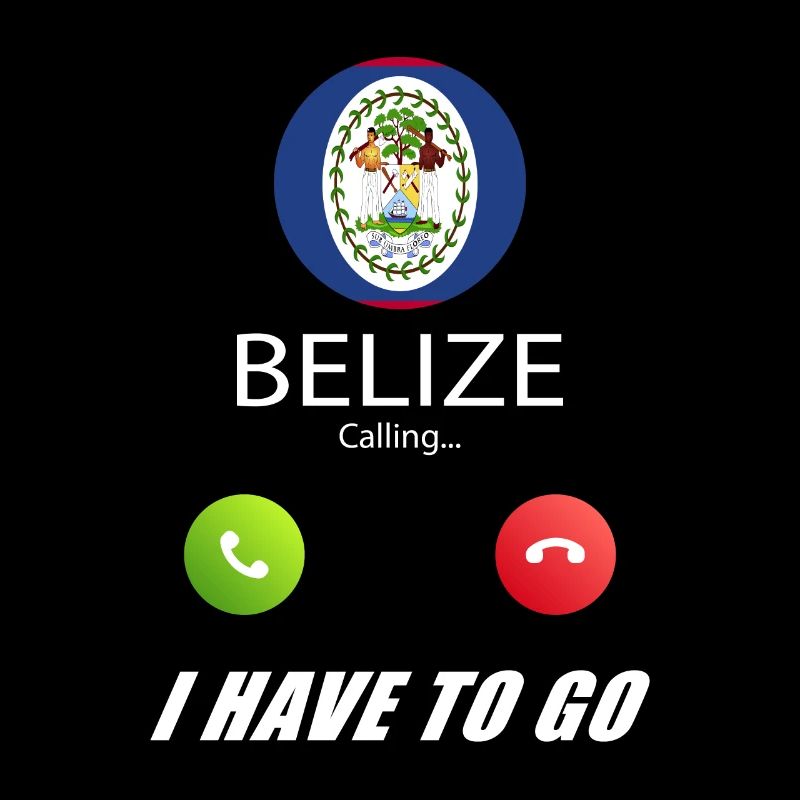 Belize ruft an Lusiger Flaggen Spruch