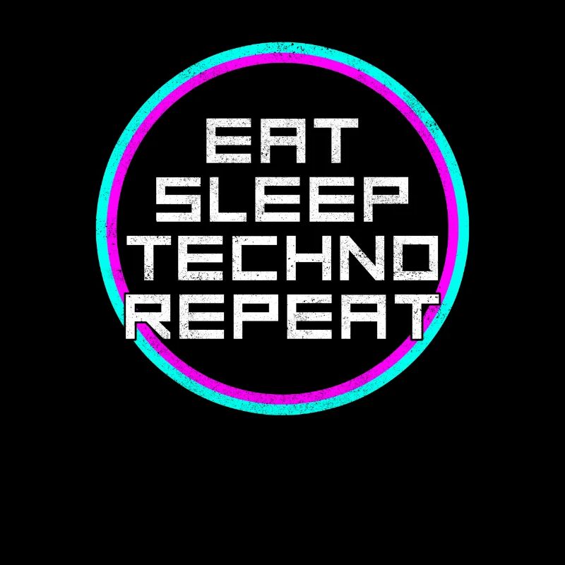 manger du sommeil techno répéter