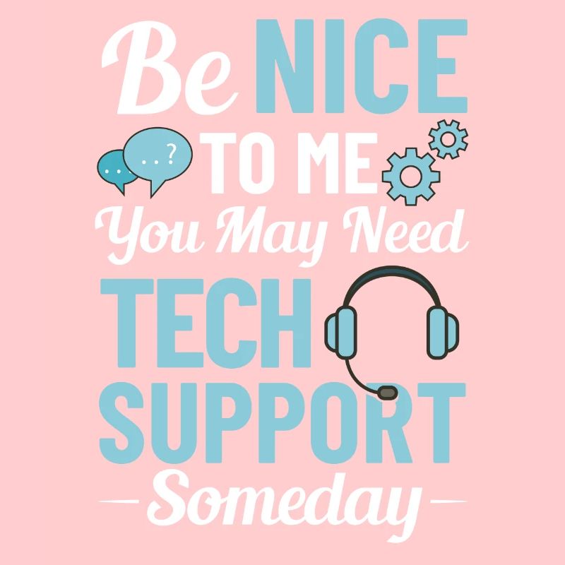 Tech Support IT Technischer Hilfe Helpdesk