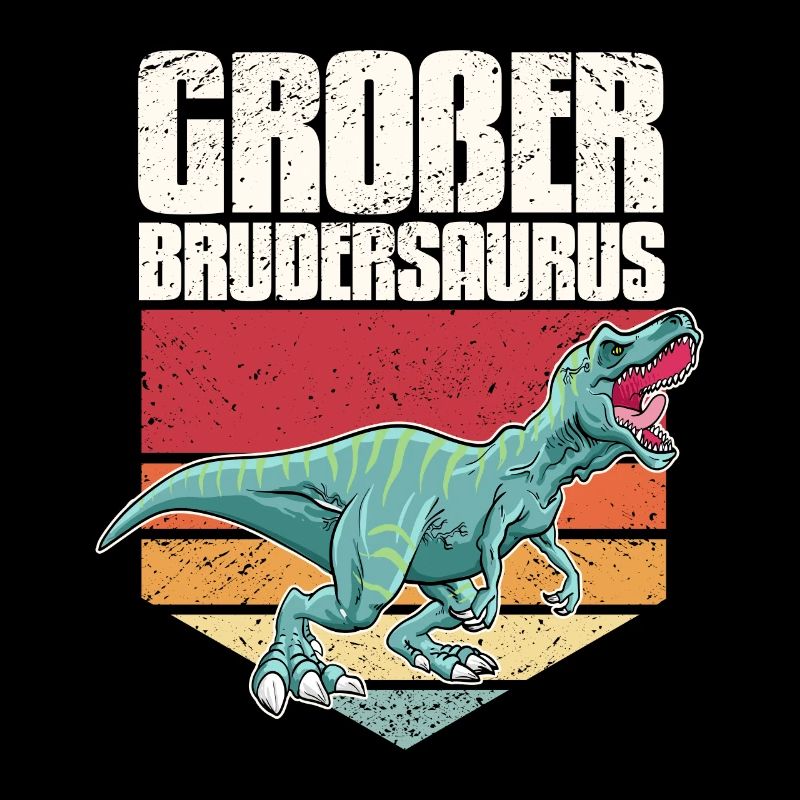 Großer Bruder Geschenk Brudersaurus T-Rex Dino