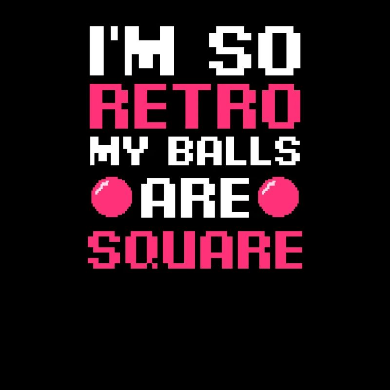 EDM Rave Techno So Retro Mes balles sont carrées