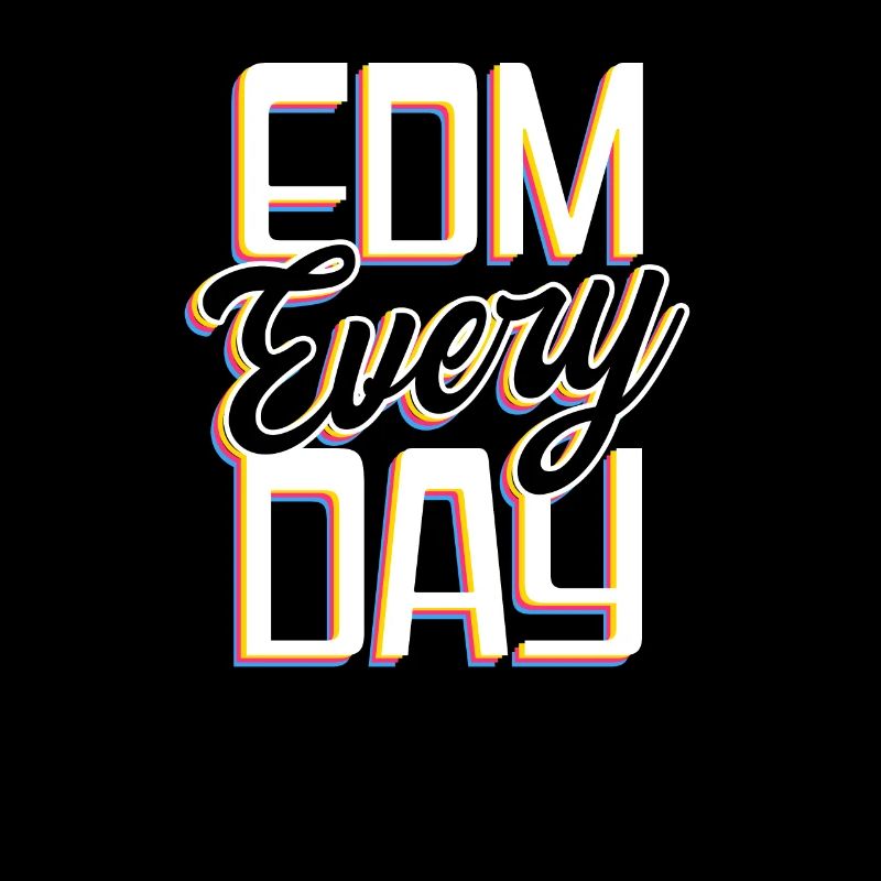 EDM Rave Techno EDM jeden Tag