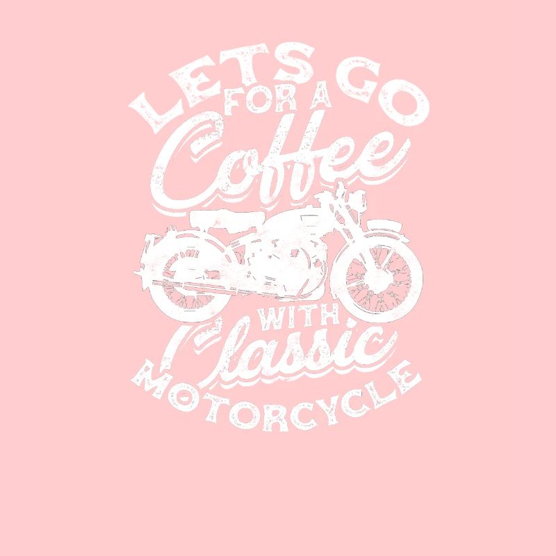 Auf einen Kaffee mit klassischem Motorrad -