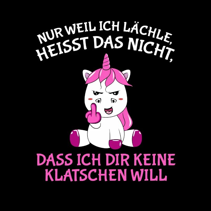 Nur weil ich lächle heißt nich dir keine klatschen