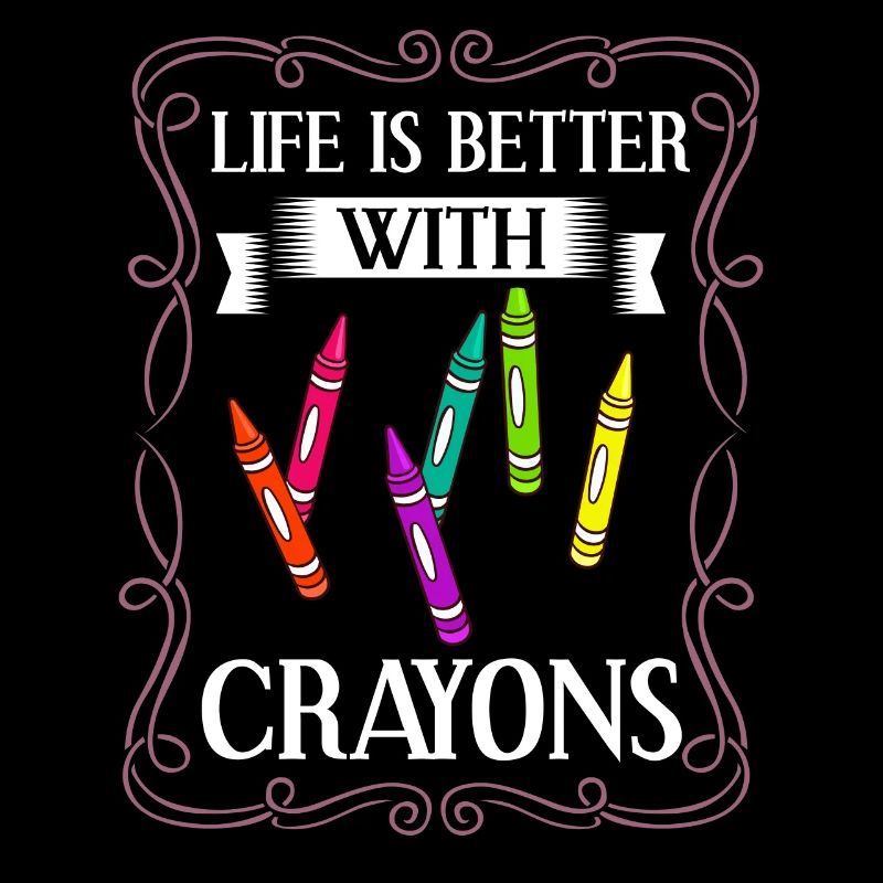 Crayon Box Colored Pencil Wax Case Wax Crayon