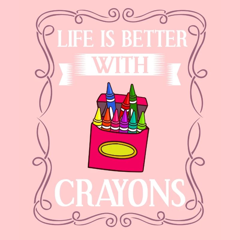 Crayon Box Colored Pencil Wax Case Wax Crayon