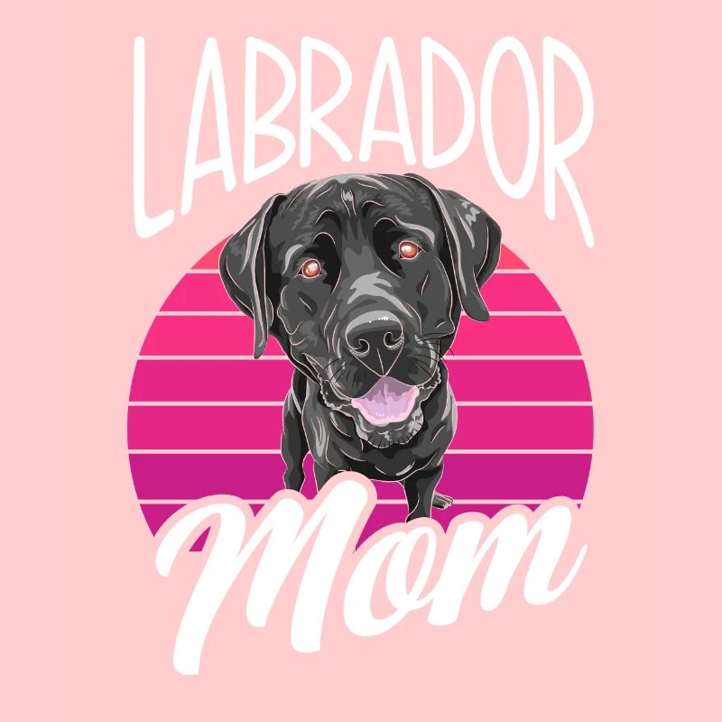 Black Labrador Labrador Mama