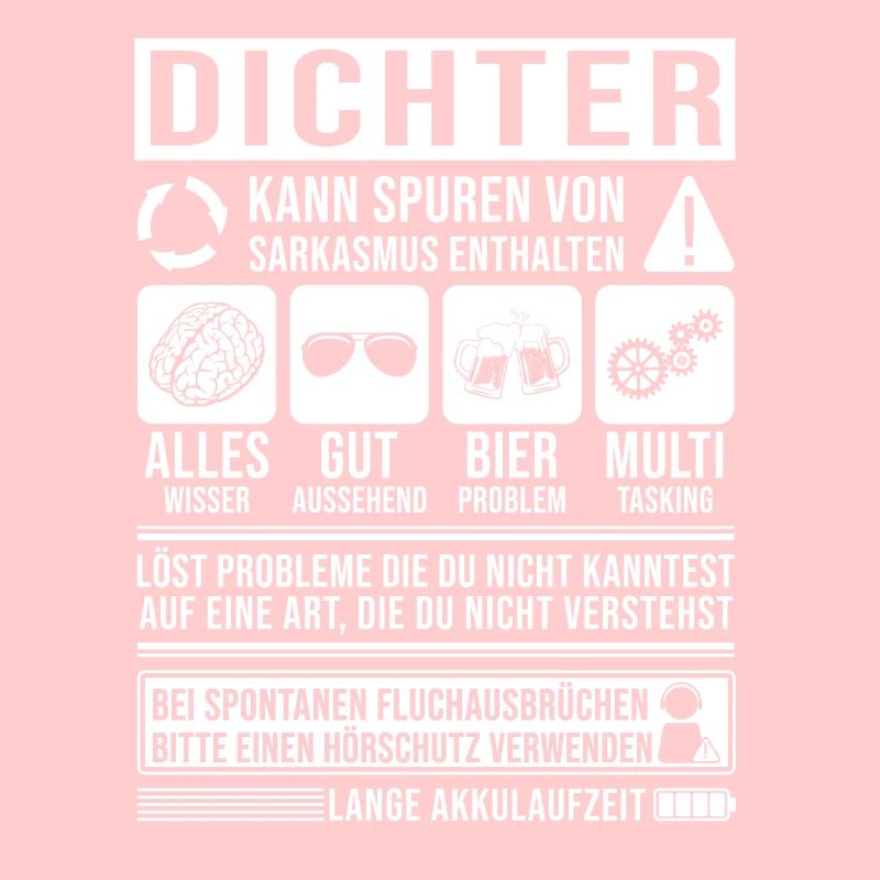 Dichter Spruch lustig