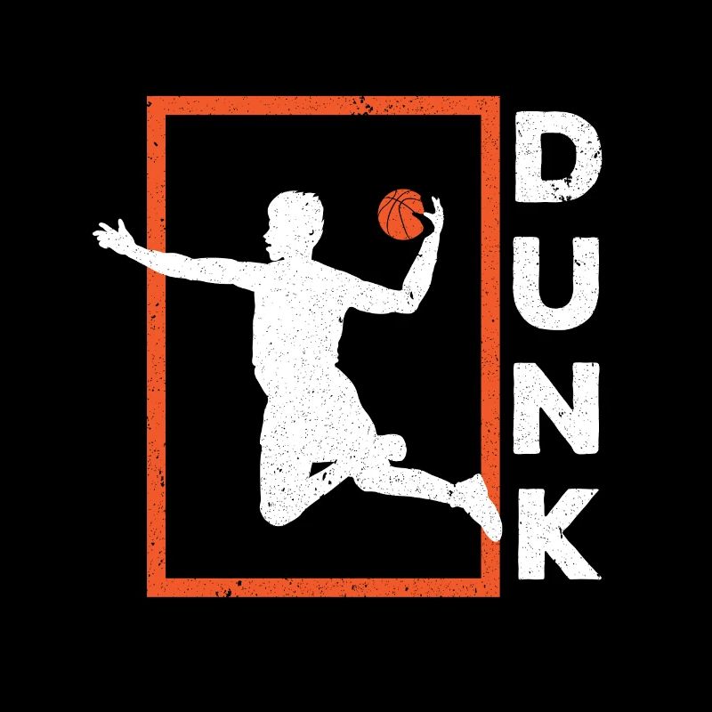 Basketteur basketteur hoop throw dunken