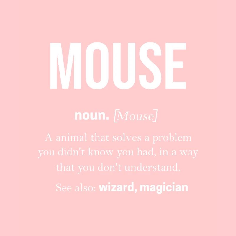 Mouse Gift Mice Kids Men Mouse Advice