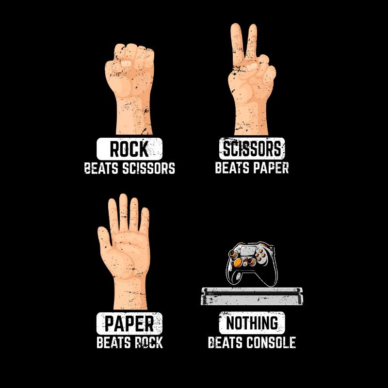 Rock Paper Scissors Rien ne bat console PC Drôle