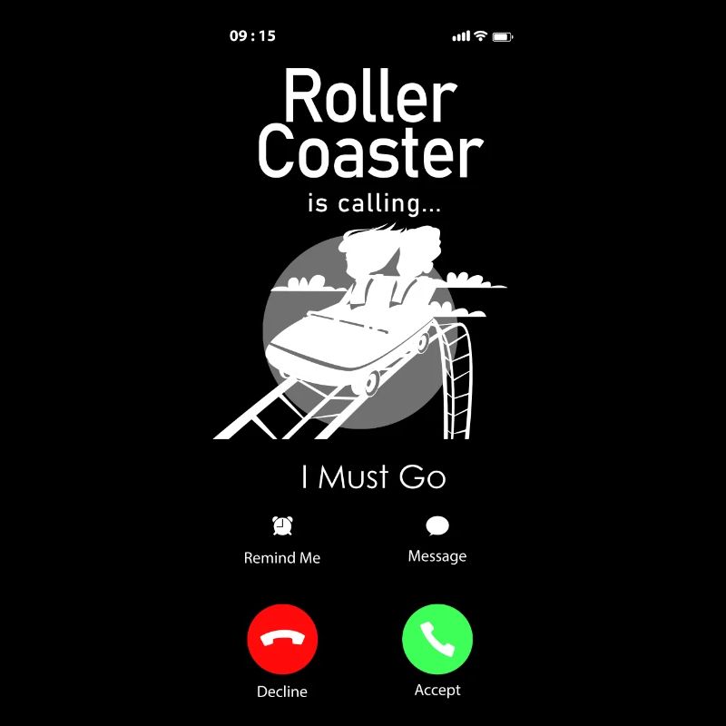 Roller Coaster Phone Display