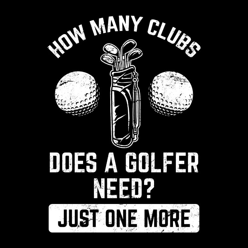 How Many Clubs Does A Golfer Need Golf Funny Golfi