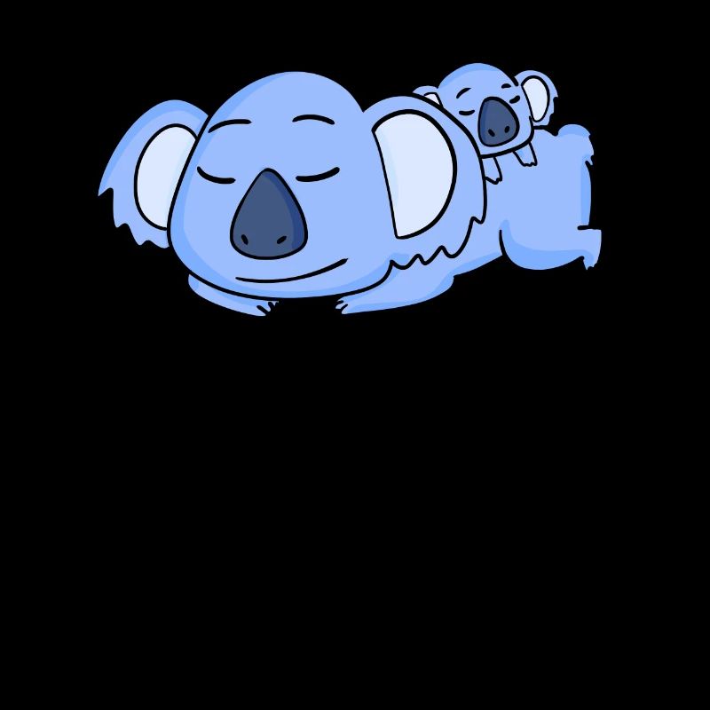 Papa Koala avec Bébé Koala
