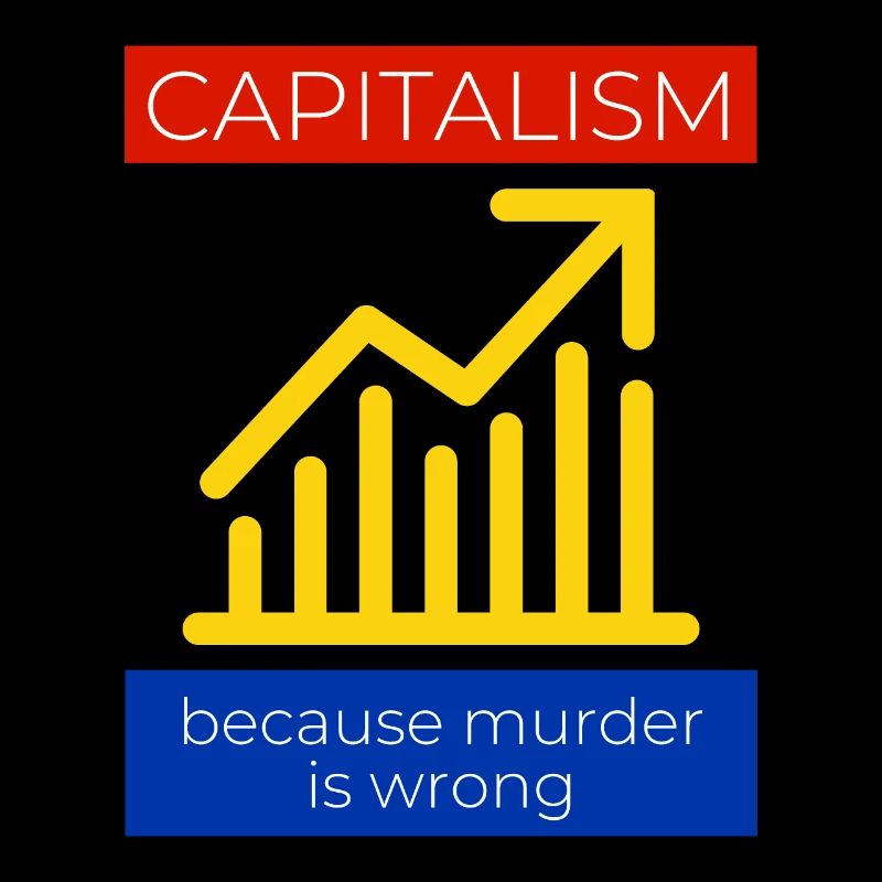 Capitalism because murder is wrong
