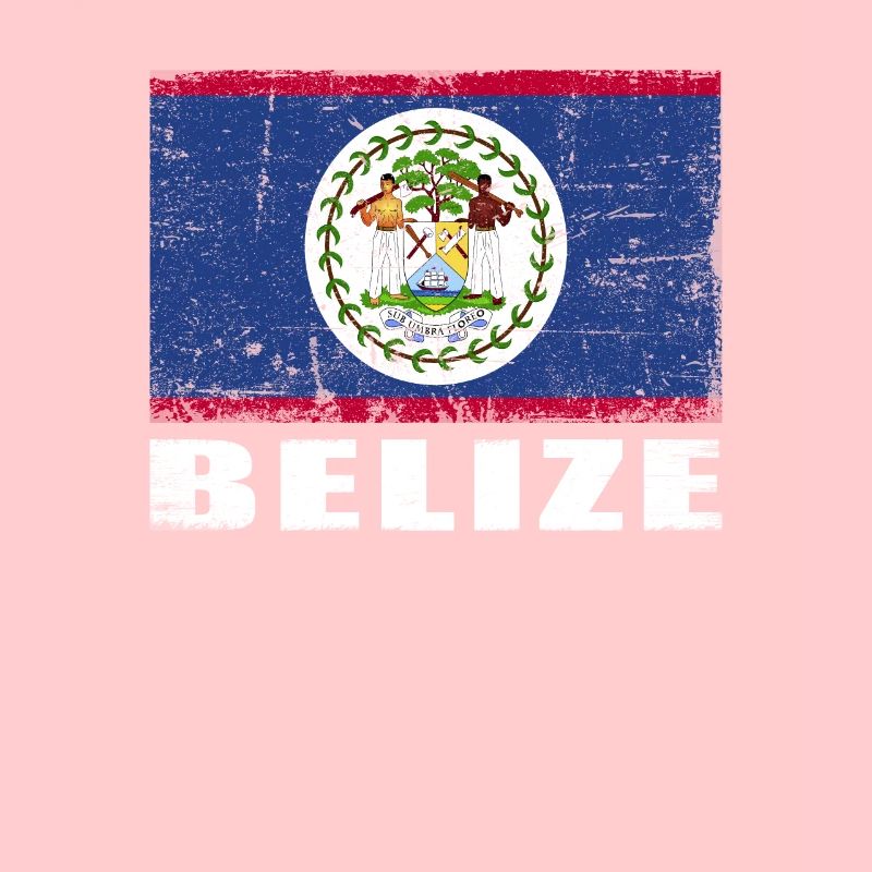 Belize Flag Grunge Belize Flag