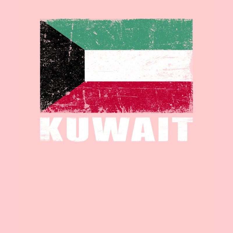 Drapeau du Koweït Grunge Drapeau du Koweït