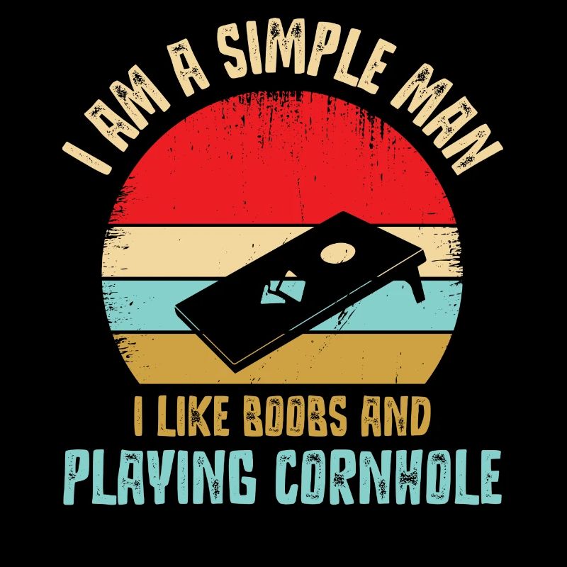 Cornhole, pouf, lancer de pouf