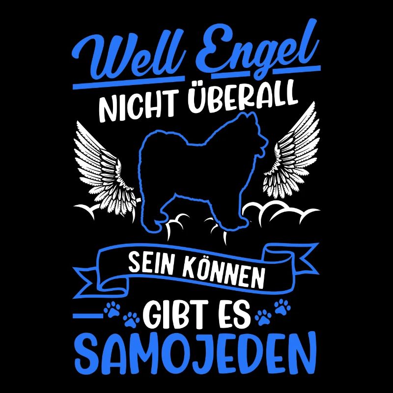 Samojede Engel Schlittenhund Samojeden