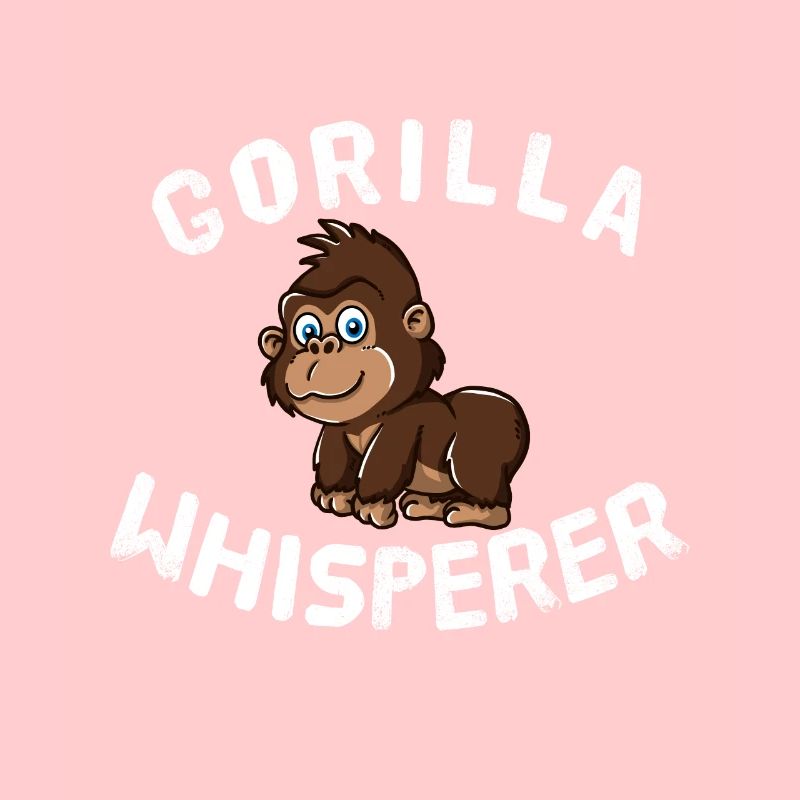 Funny Gorilla Lover Gorilla Whisperer Cute Monkey