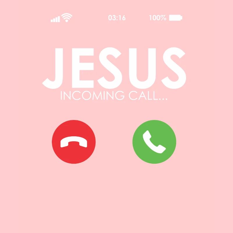 Jesus Is Calling Jesus ruft an Christen