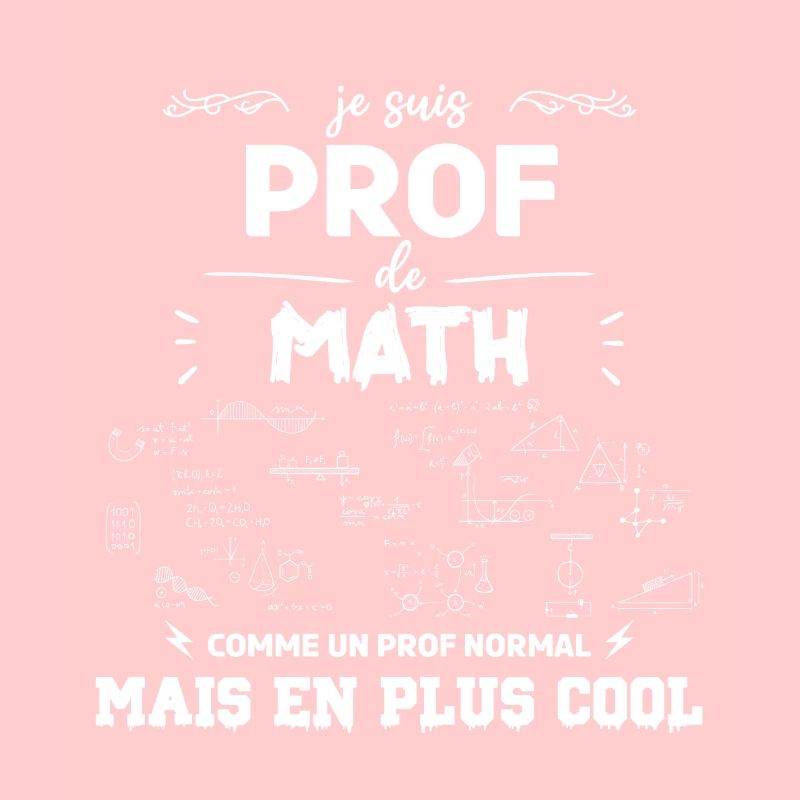 je suis prof de maths