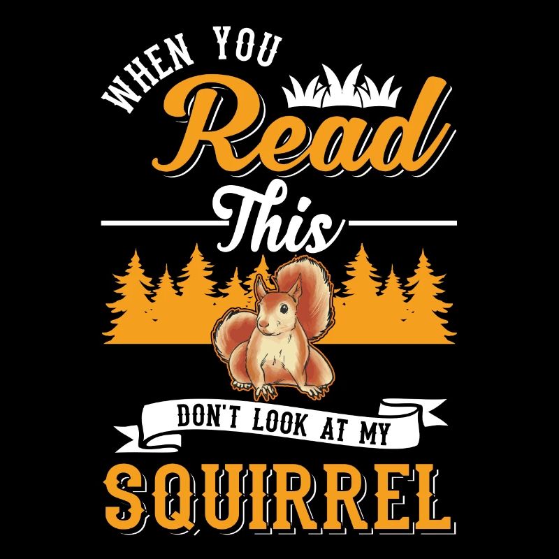 Eichhörnchen Geschenk Grauhörnchen Squirrel