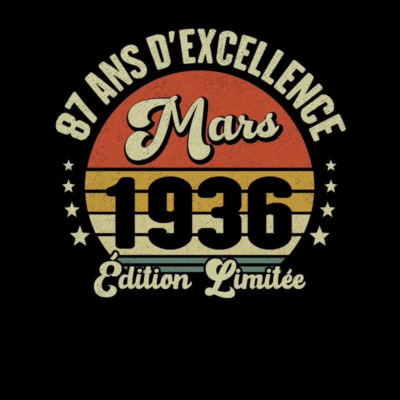 87 Ans D'excellence Mars 1936 Édition Limitée