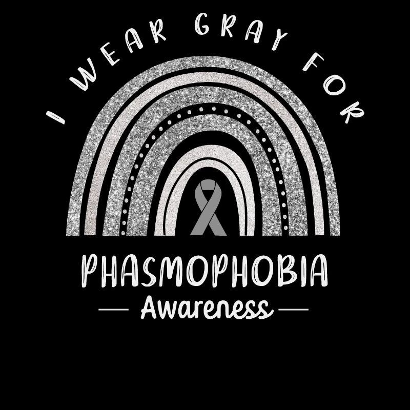 Nous portons du gris pour la conscience de la phasmophobie