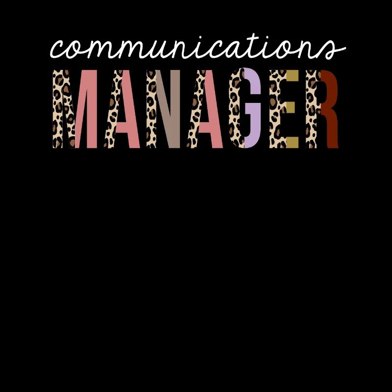 Cadeau drôle d'impression de léopard de directeur des communications