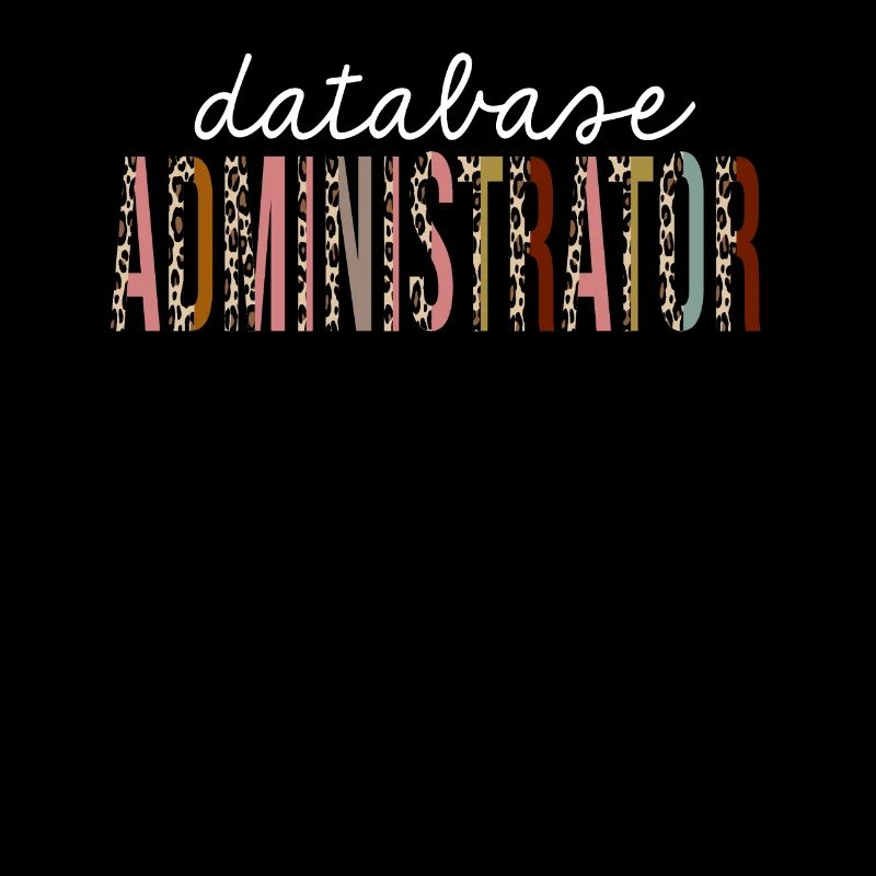 Database Administrator Leopard Print Funny Gift