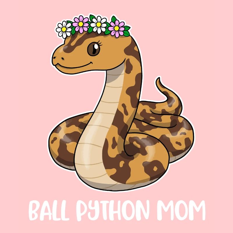 Ball Python Mom Schlangen Geschenk