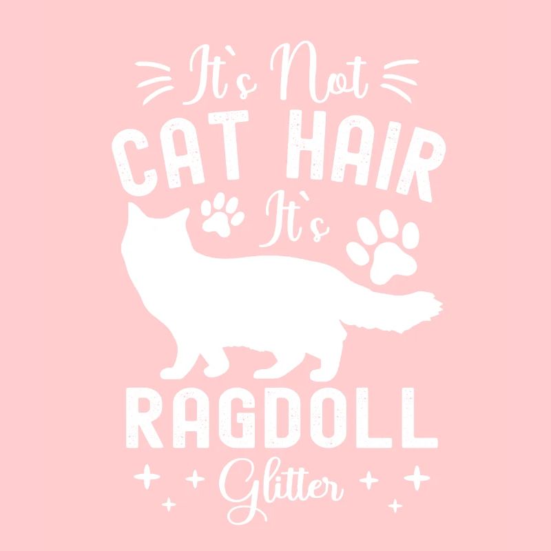 Chaton mignon Ce n’est pas des poils de chat C’est Ragdoll Glitter
