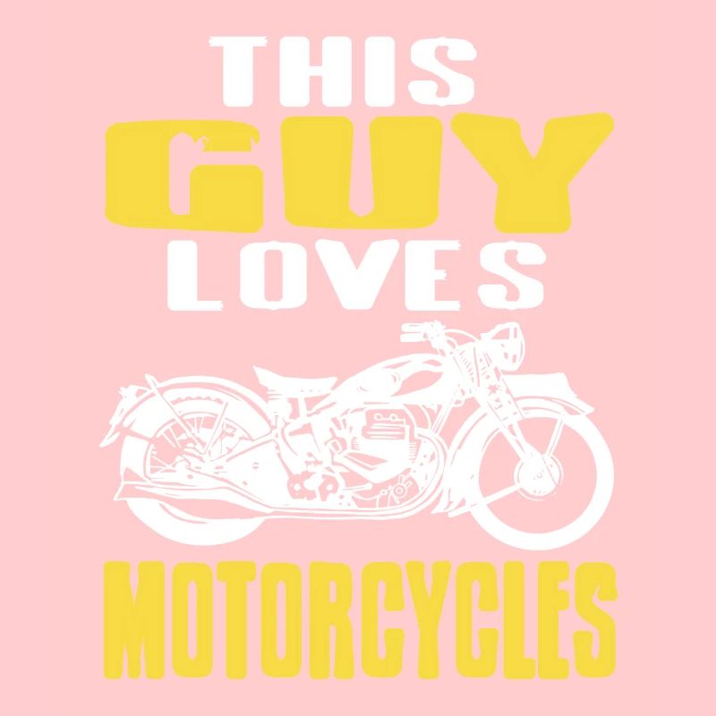 This Guy Loves Motorcycles Retro Funny Rider