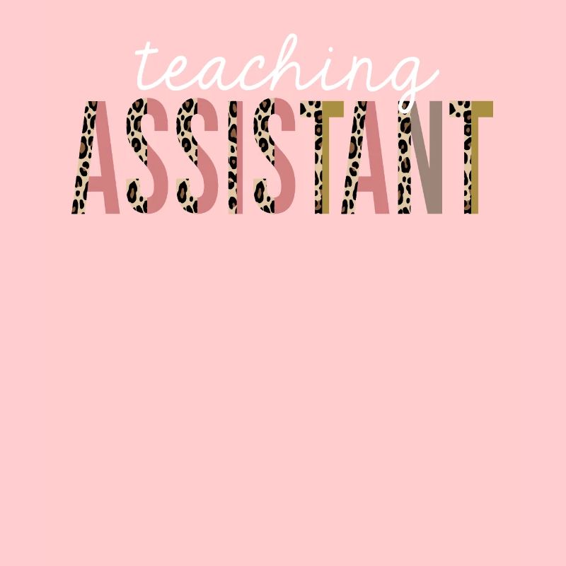 Teaching Assistant Leopard Print Funny Gift