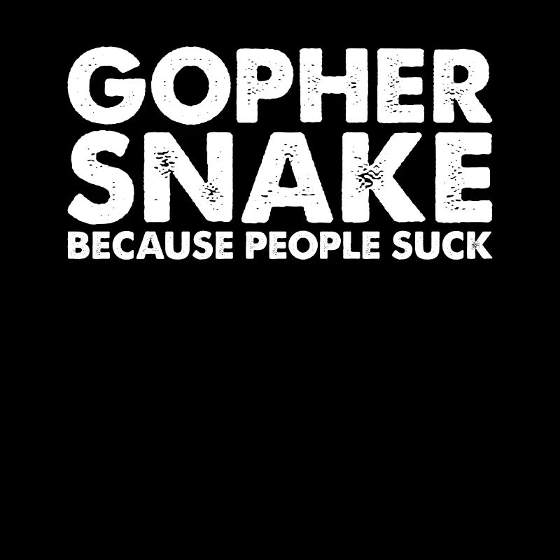 Les gens sucent le serpent gopher