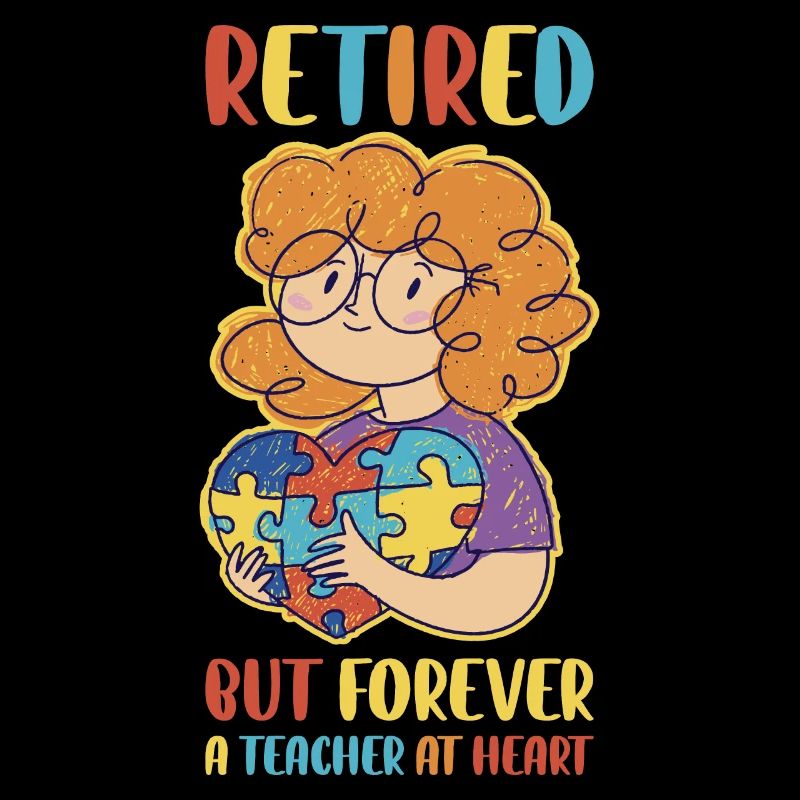 Retired Teacher Lehrer Geschenk