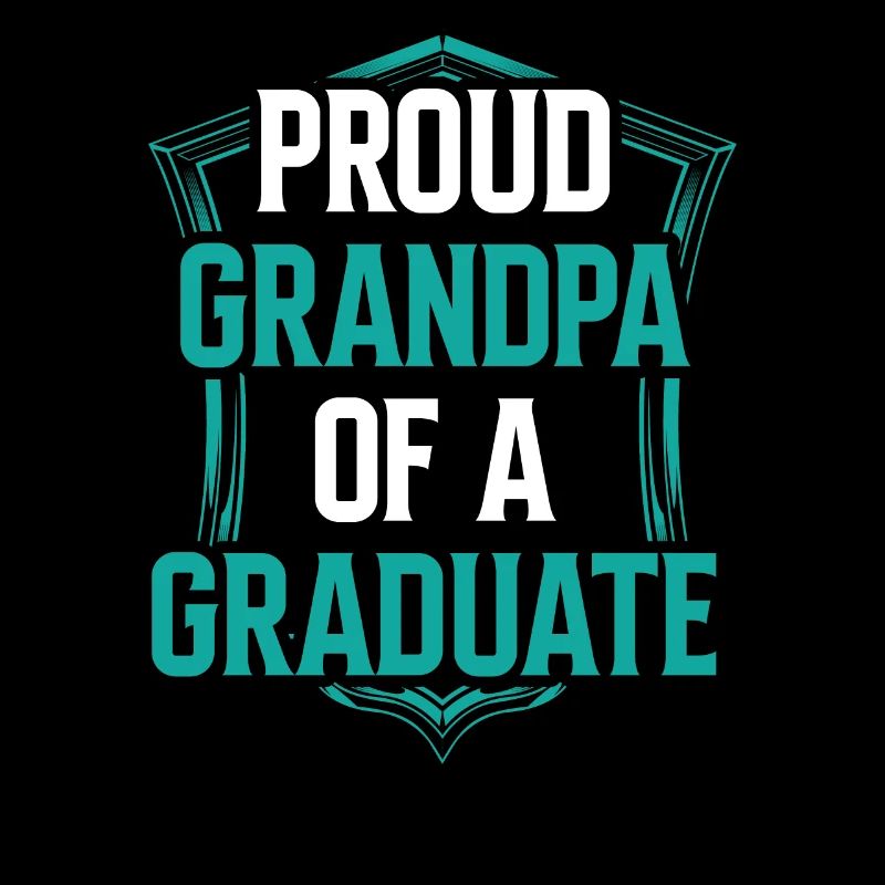 Stolzer Großvater Eines Absolventen Absolvent