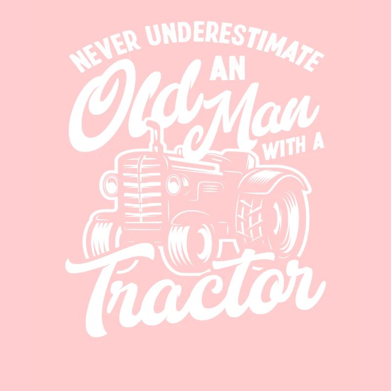 Bauer Alter Mann Traktor