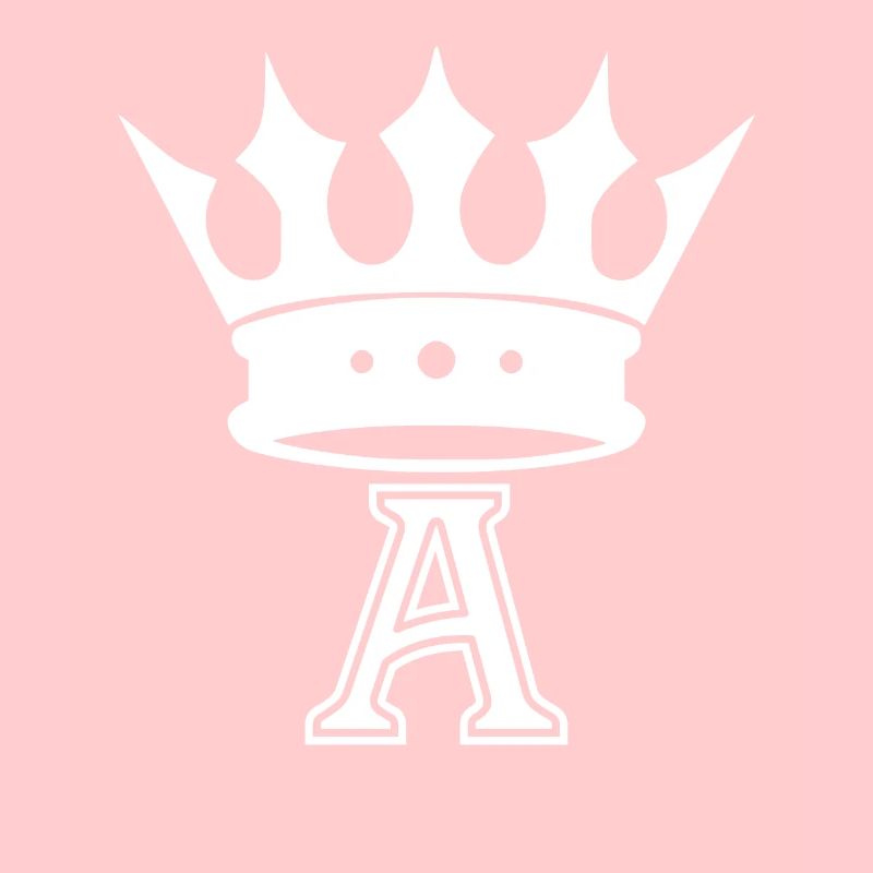 Letter A Letters Alphabet Crown King Initial