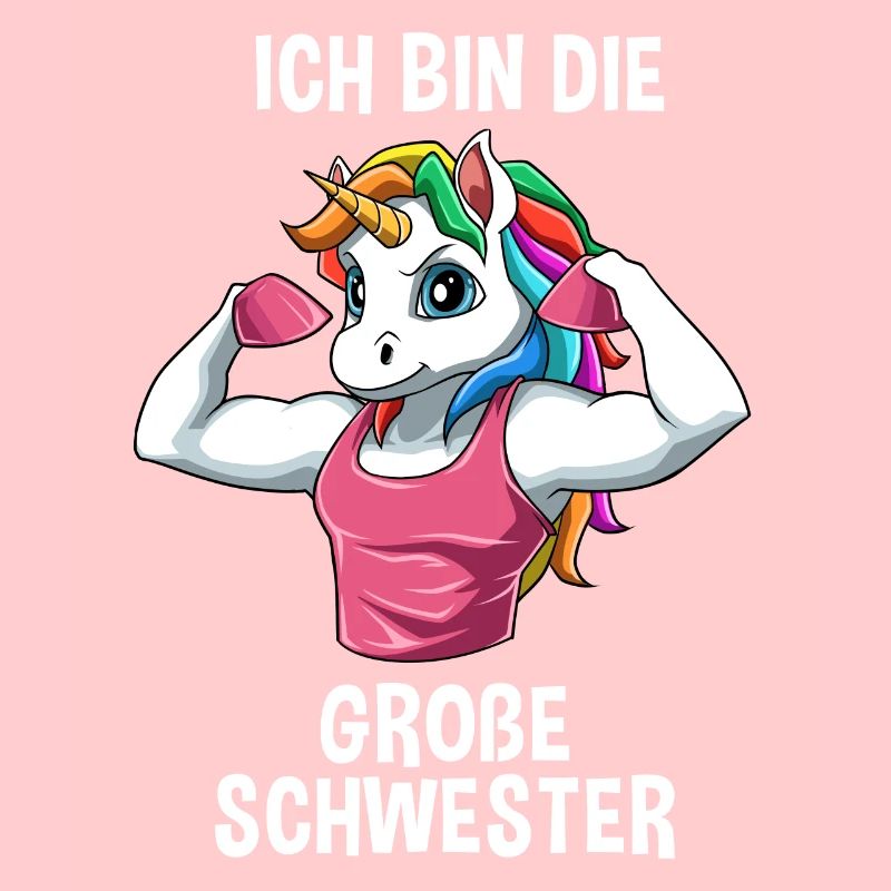 Einhorn Große Schwester - Ich bin die große