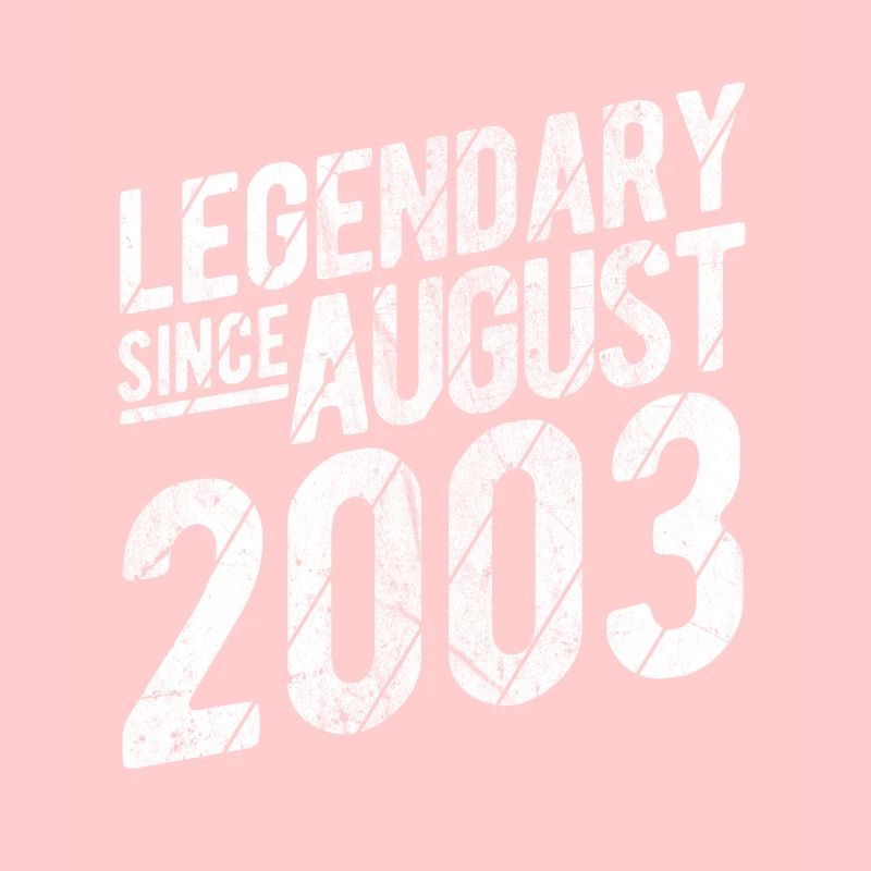 20th Birthday Gift Legendary Since August 2003 20