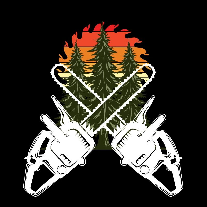 Tronçonneuse Axe Forester Bûcheron Scie Chaîne